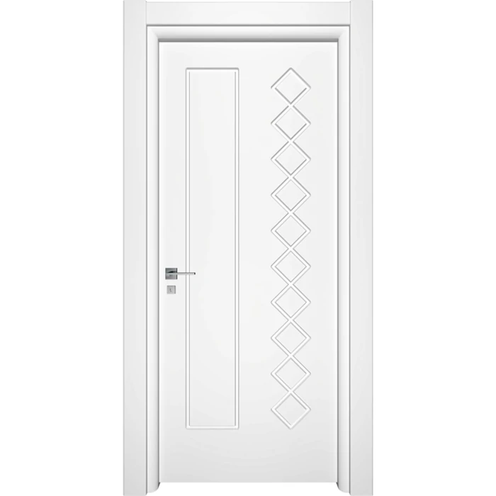 White Lacquered Door Model 0401: 203x87cm - Kahruman